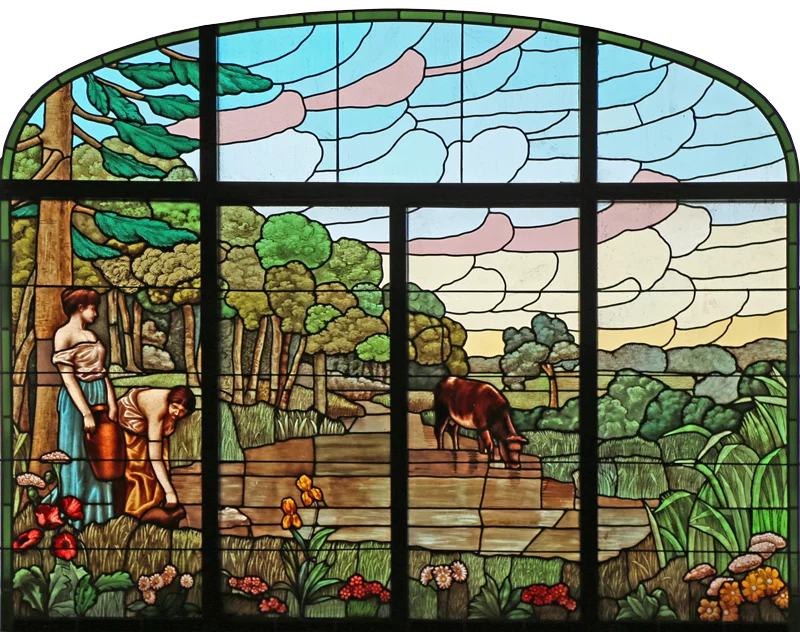 Casino de Montbenon : vitrail